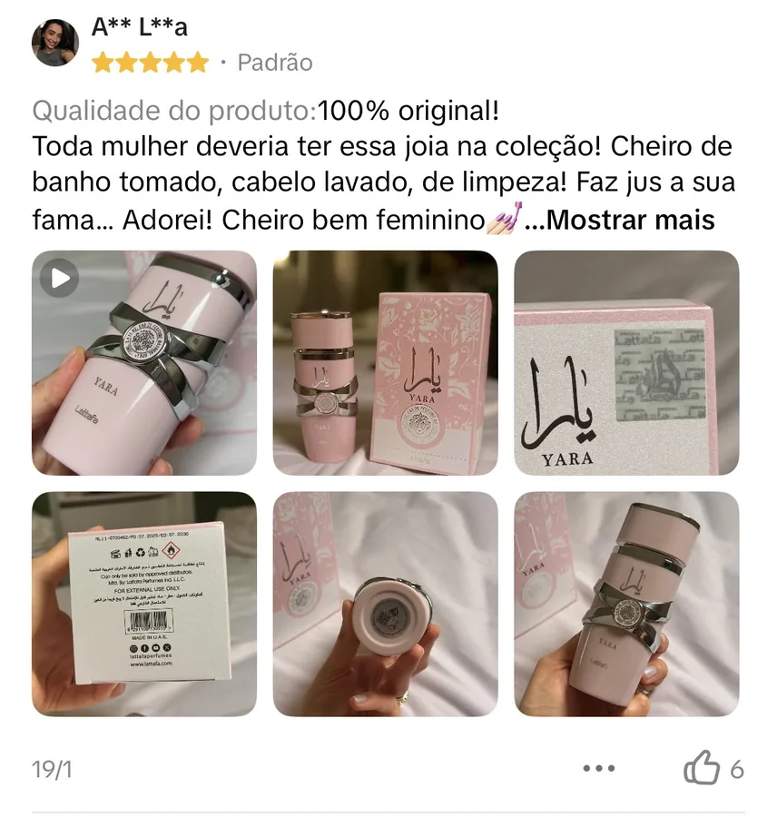 Avaliação de Amanda L. — Rio de Janeiro