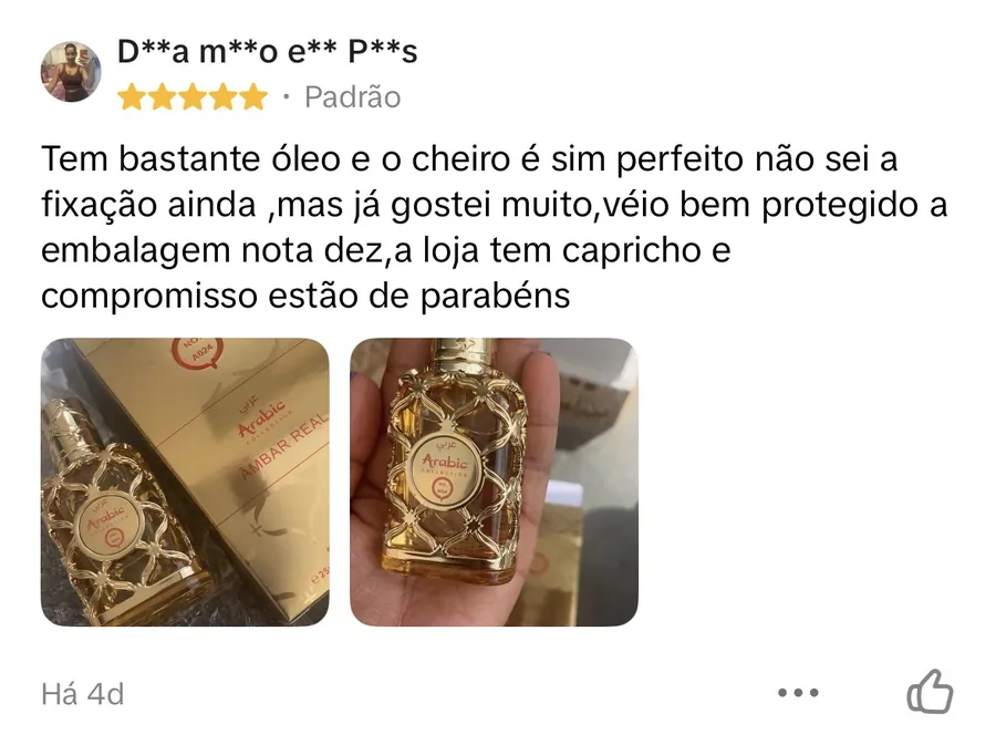 Avaliação de Daiana P. — Guarulhos