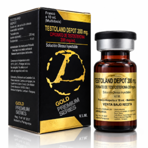 Testoland Depot Landerlan Gold – Cipionato de Testosterona 200 mg/mL – Frasco 10 mL