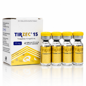 TIRZEC® 15 mg – Tirzepatida – Caixa com 4 Ampolas de 0,5 mL