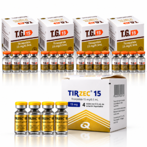 Kit 4x TG 15mg + 1x Tirzec 15 (4 ampolas)