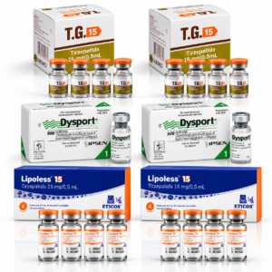 Kit Especial — 2x TG 15 mg + 2x Dysport 500U + 2x Lipoless 15 mg